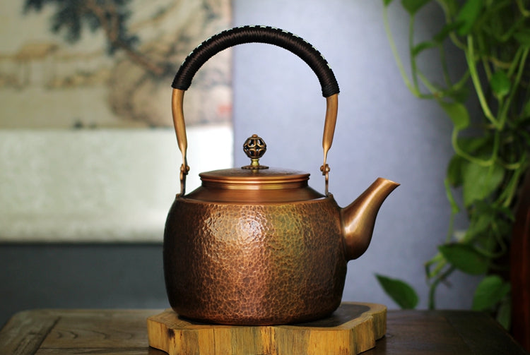 1700ml Hand-Hammered Copper Kettle