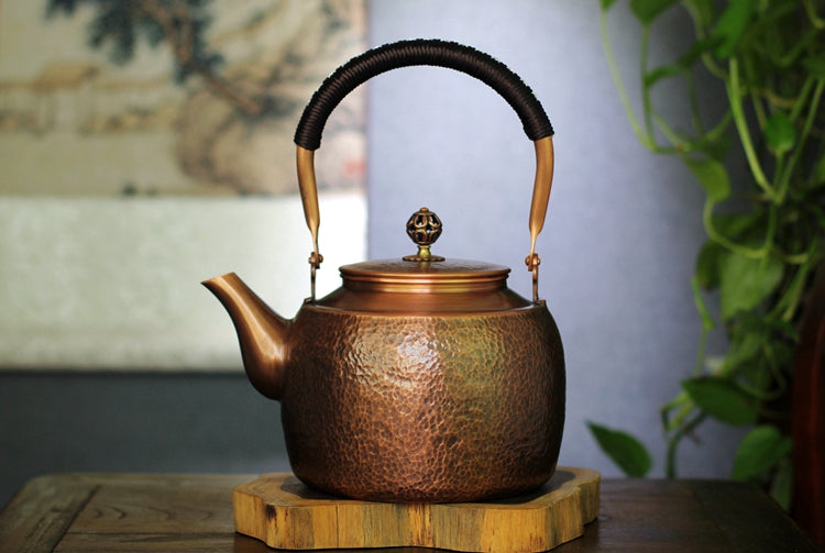 1700ml Hand-Hammered Copper Kettle