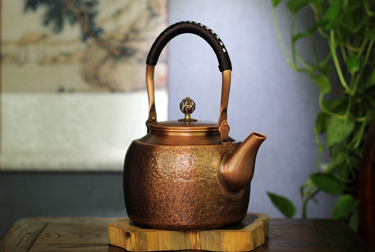1700ml Hand-Hammered Copper Kettle