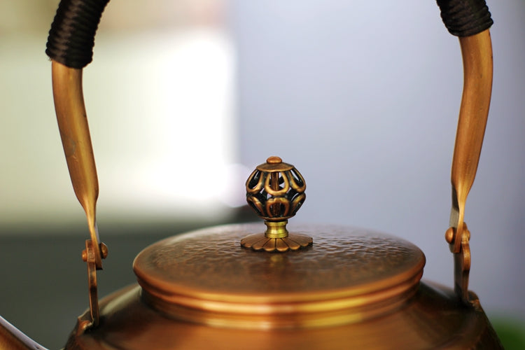 1700ml Hand-Hammered Copper Kettle