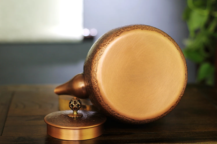 1700ml Hand-Hammered Copper Kettle